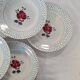 Assiettes creuses anciennes X6 modèle "René" de la manufacture française de Digoin