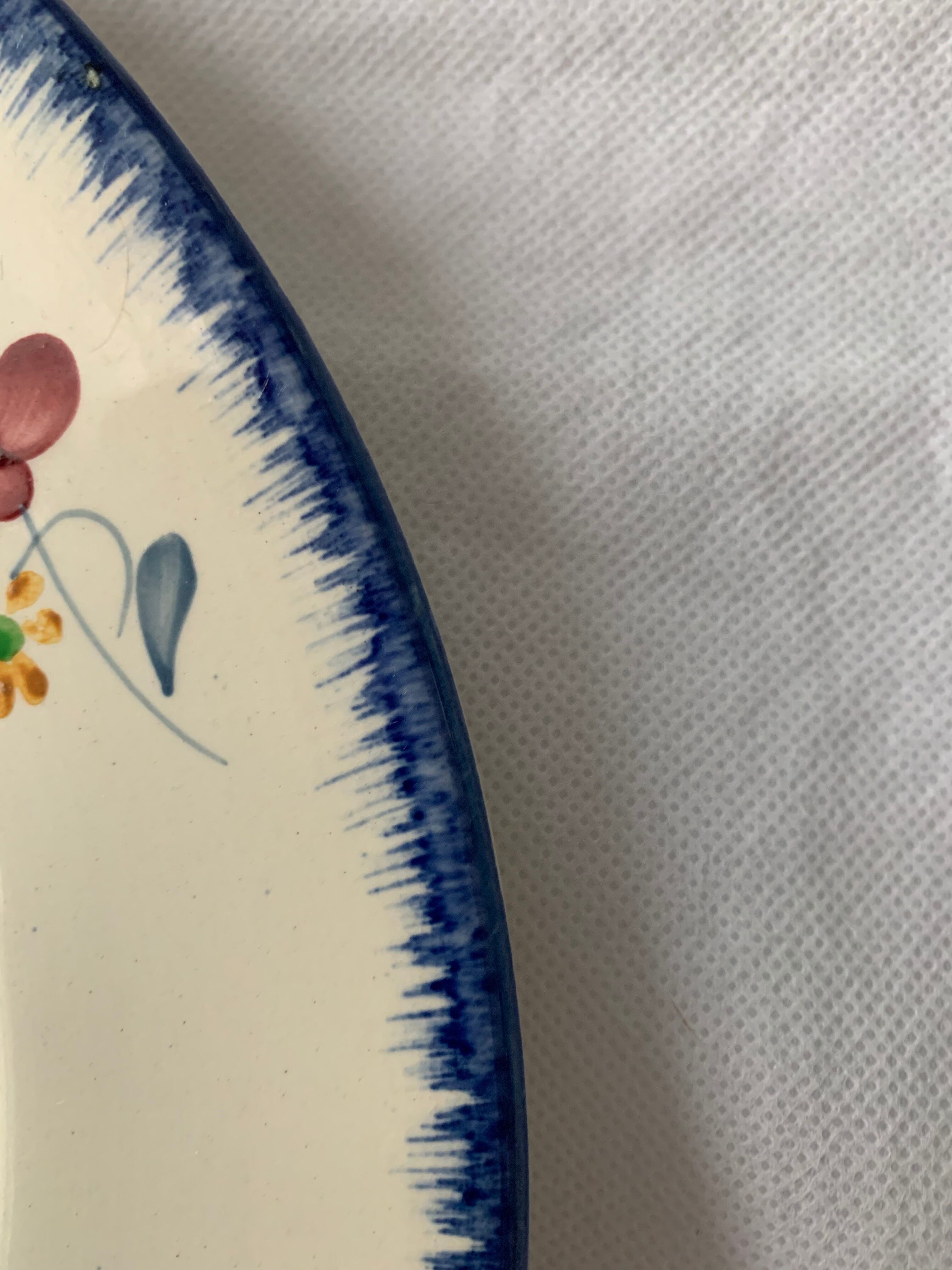 Set de 2 plats Mary Lou Digoin Sarreguemines 20 ème siècle