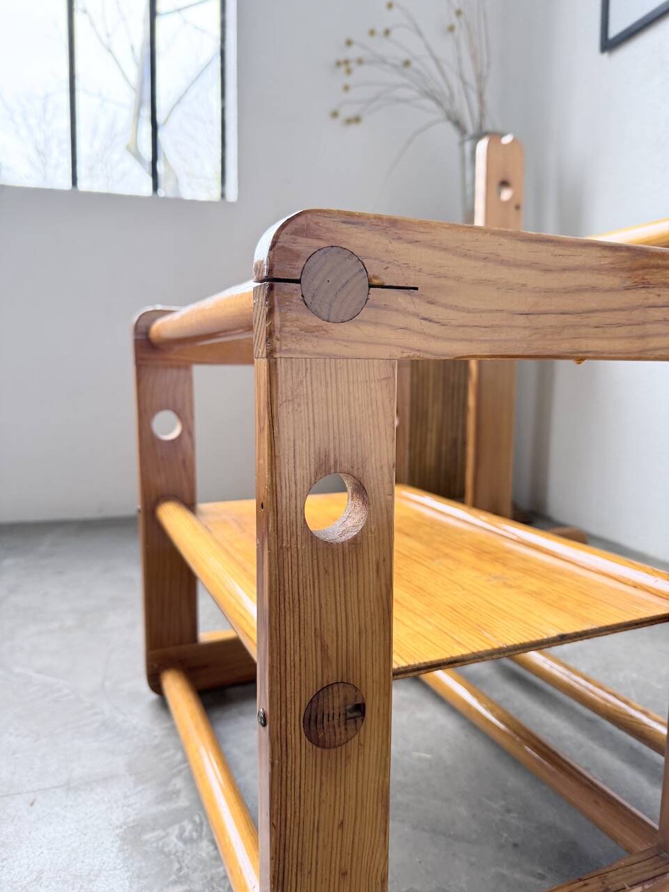 Bureau et chaise enfant pin Bauhaus