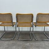 3 Cesca B32 chairs by Marcel Breuer