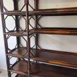 Rattan bookshelf
