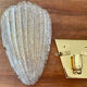 Vintage shell Murano wall lamp