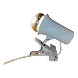 Vintage white clip-on spotlight lamp Lita