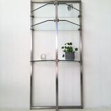 Bibliothèque en verre de Peter Ghyzy, modèle pionnier