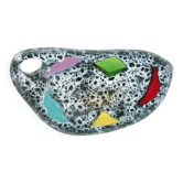 Magnificent ceramic fruit bowl from the 1950s Vintage Rockabilly.