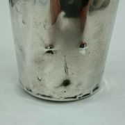 Silver timbale XlXeme poincon minerve large size 67 grams