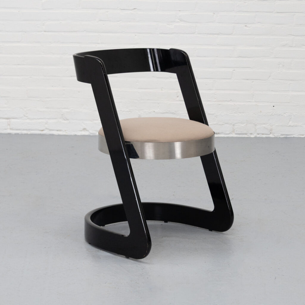 Willy Rizzo Dining Set Italy 1970s