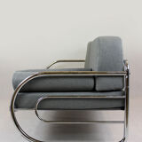 Bauhaus tubular chromed steel sofa from Hynek Gottwald, 1930s