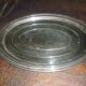 Silver metal oval top