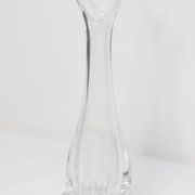 Blown crystal vase Art Vannes France 43 cm