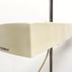 Unique XL Vintage Fluorescent Desk Lamp, Solid wooden base, Mid Century Table Lamp