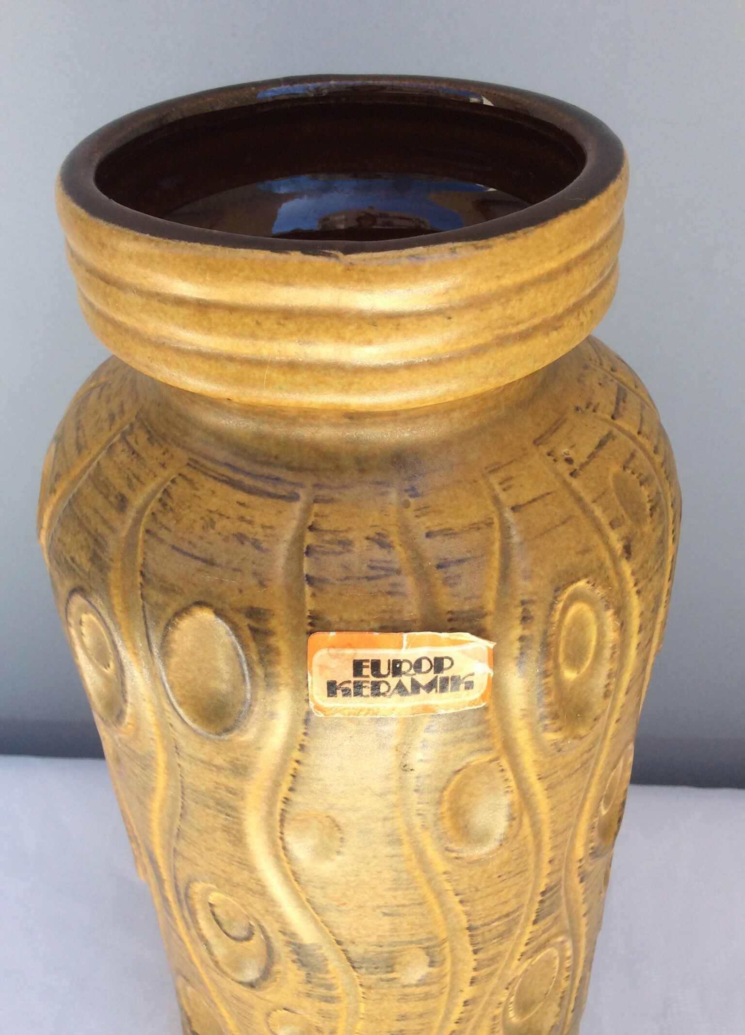 West Germany ceramic vase, 1960s