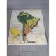Ancient educational map South America/Africa
