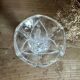 Antique crystal vase on stand