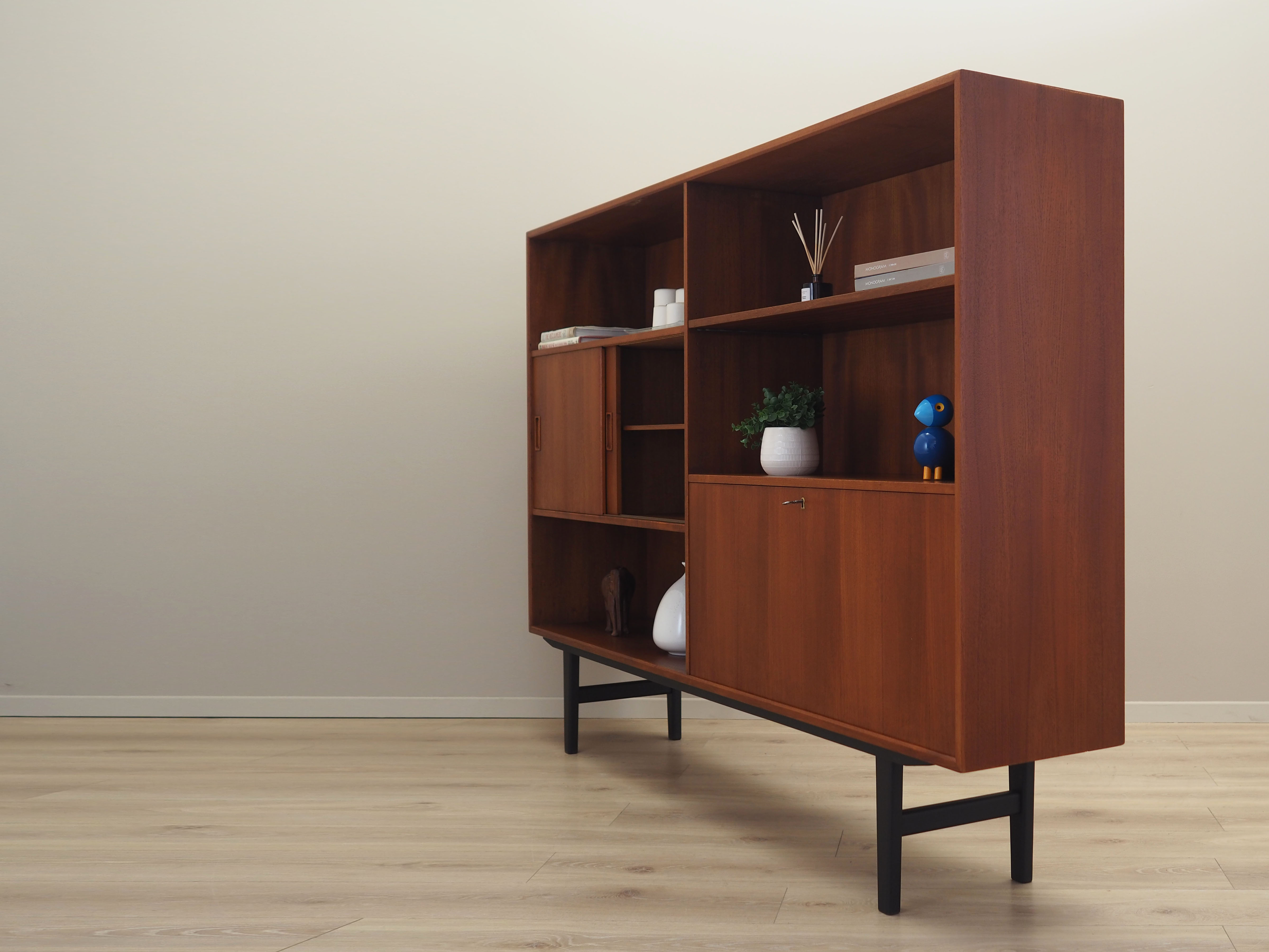 Teak bookcase, Danish design, 1970s, designer: Erik Jensen, production: Westergaards