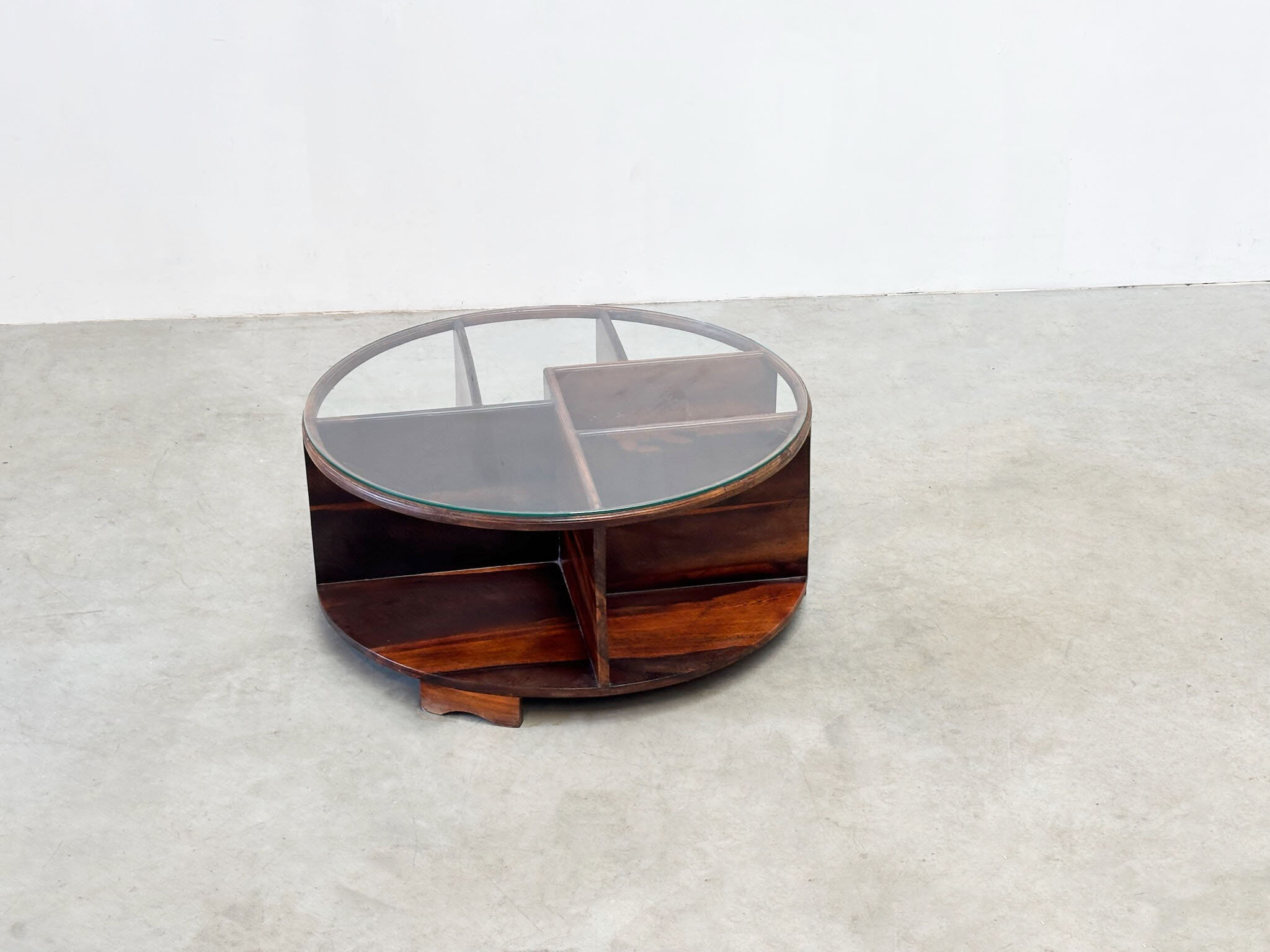 Sculptural Italian coffee table