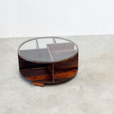 Sculptural Italian coffee table