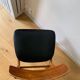 4 Danish chairs in oak and teak, 1960s