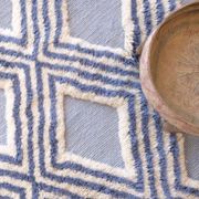 Tapis Bleu Beni Mrirt - 306 x 210 cm