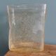 Bubble glass vase