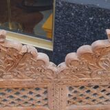 Carved bench of Pakistan