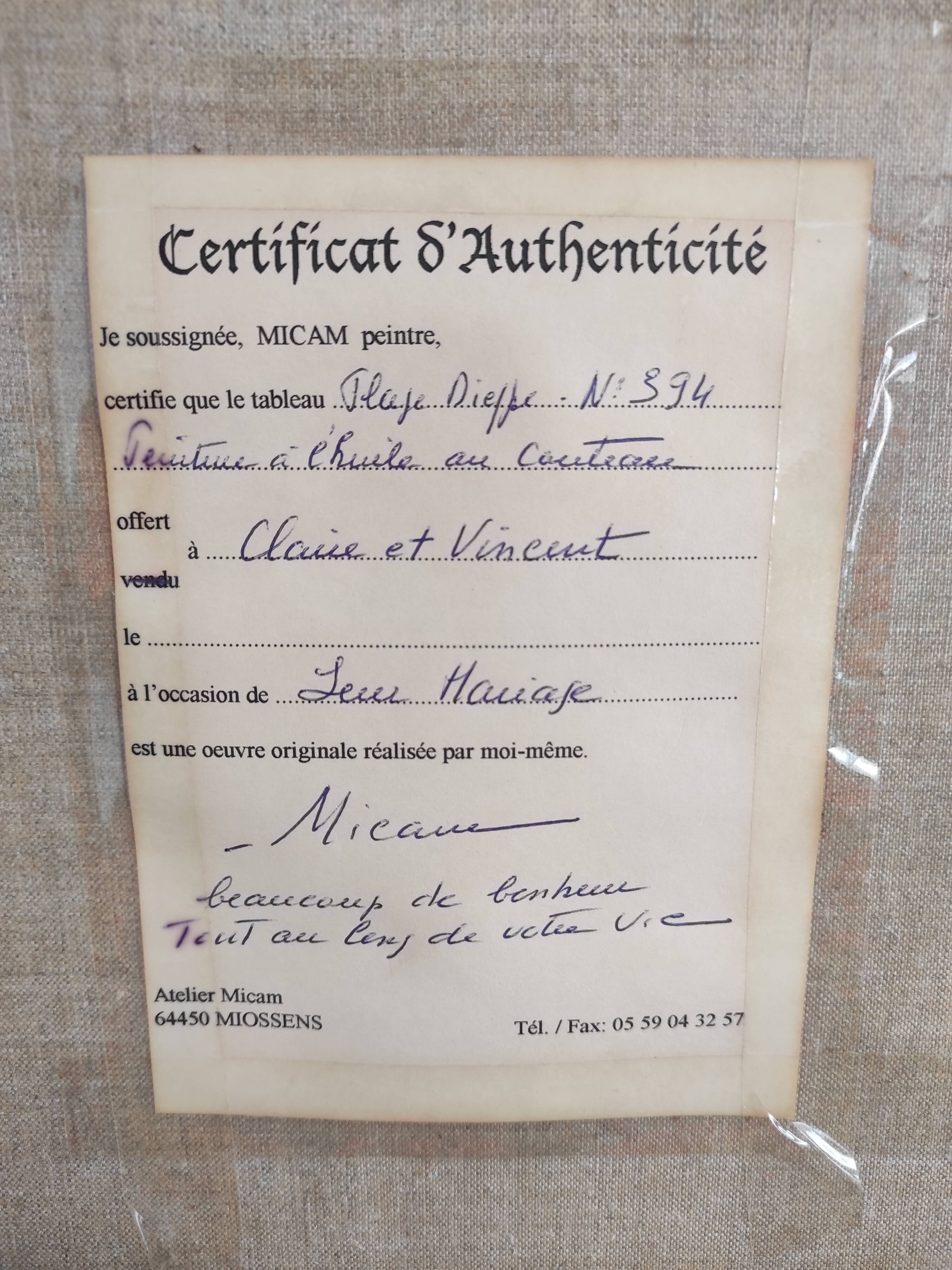 Dieppe Beach Knife Oil