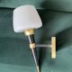 Brass torch sconce