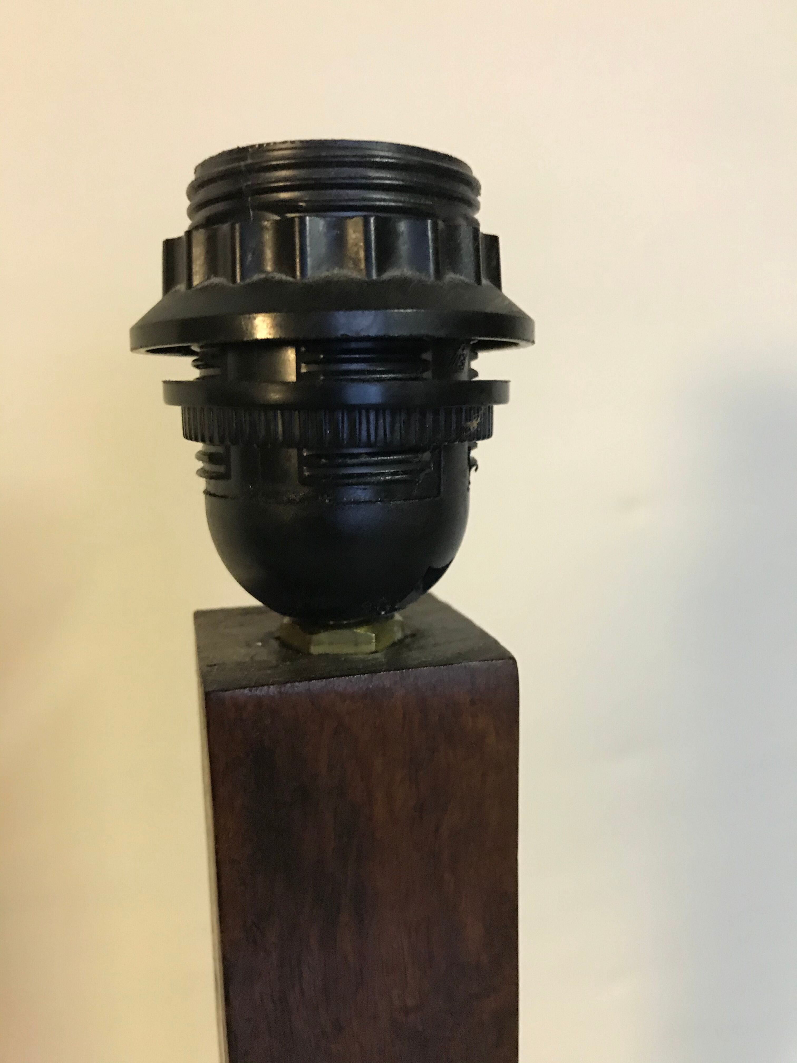 Vintage wood floor lamp 60