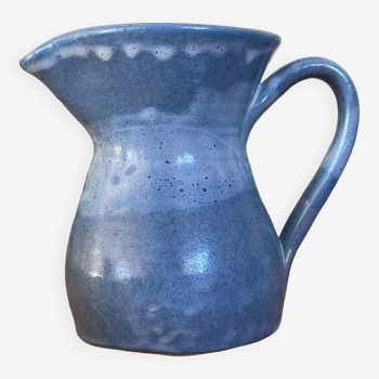 Blue pitcher