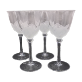Series of 4 Crystal glasses