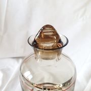 Amber art deco carafe 30s