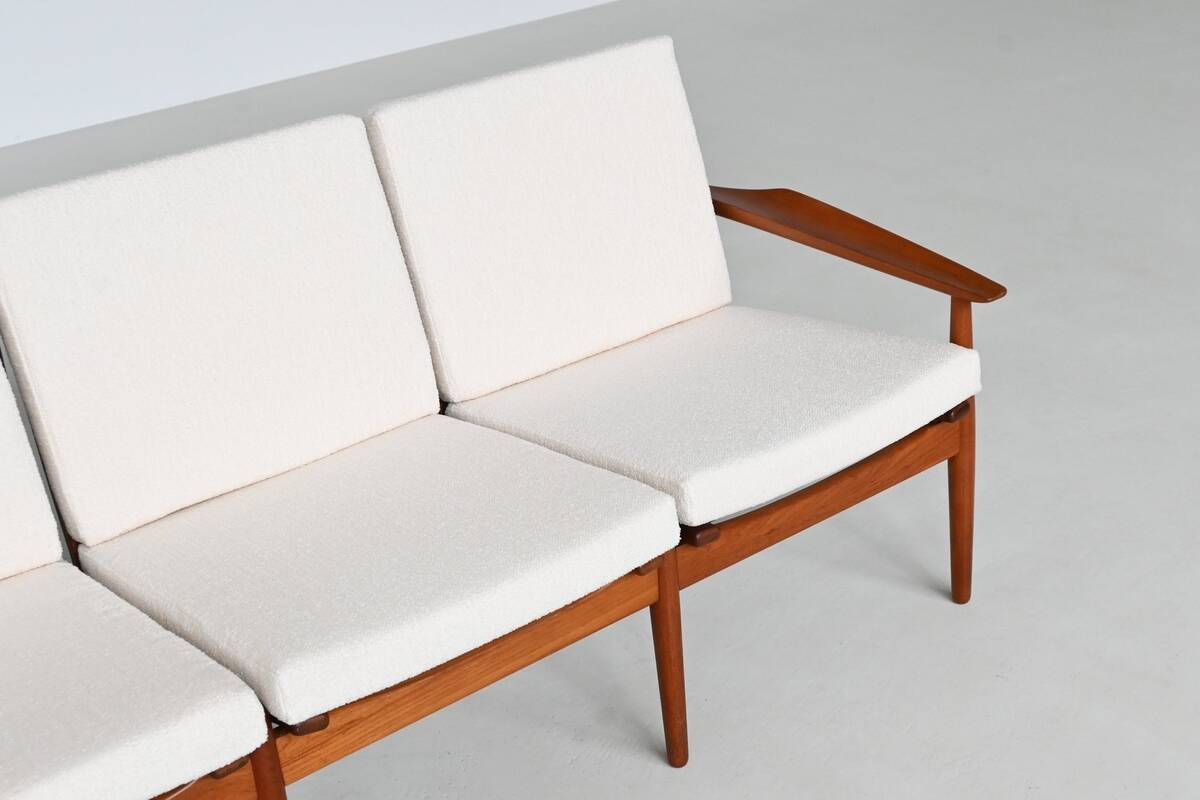 Svend Age Eriksen three-seat sofa in teak Glostrup Denmark 1960