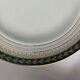 8 dessert plates in golden porcelain and saint Amand Ceranord