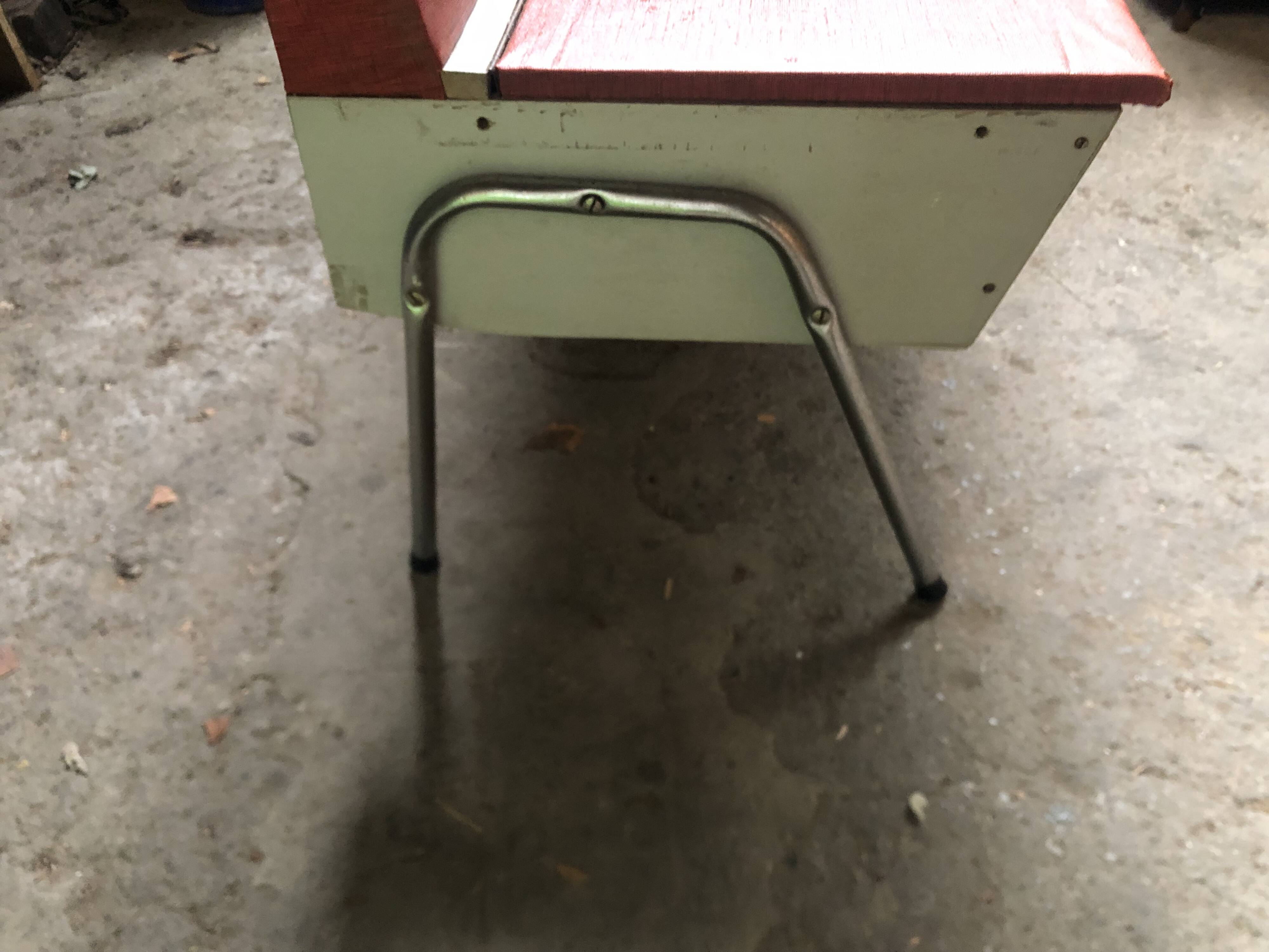 Vintage 1960s storage bench