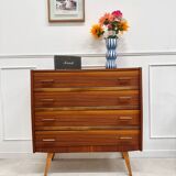 Commode vintage pieds compas