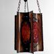 Suspension, Potiers d'Accolay, Patinated Copper and Fractal Resin, Circa 1970