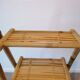 Bamboo Shelf -3 Tablets - foldable - Vintage 80s