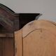 Bavarian wardrobe painted in solid pine, Folk Art, 19th century
