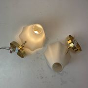 Pair of Murano Glass Wall Lamps, Italy, 1980s