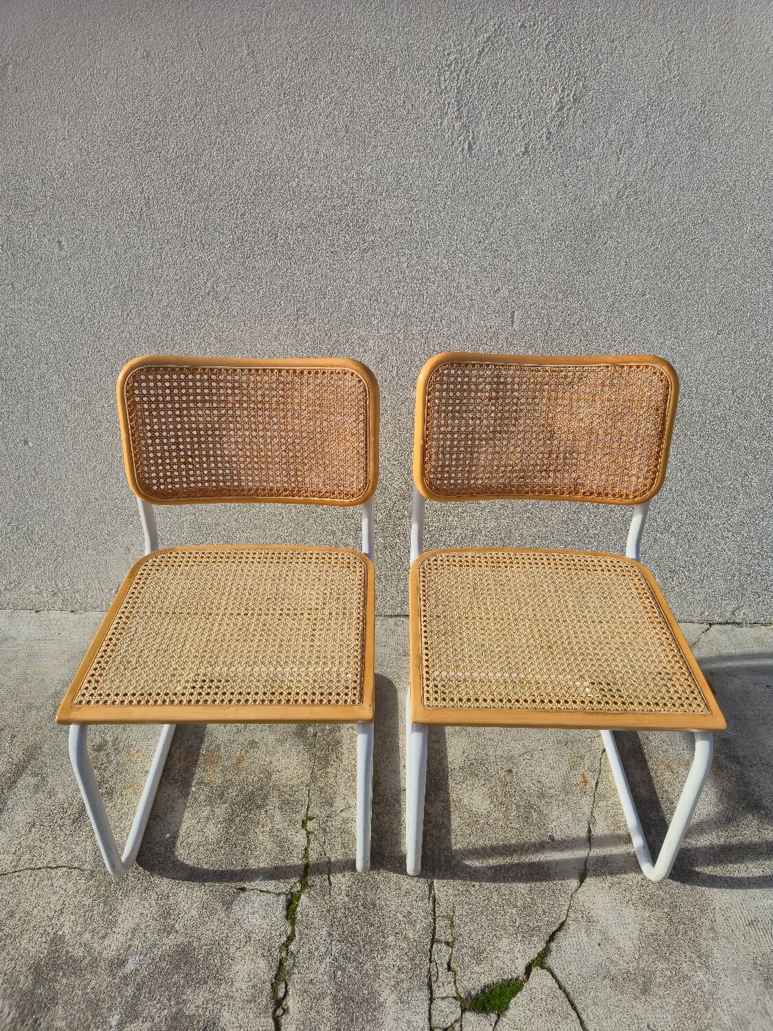 Paire de chaises Marcel Breuer modèle B32 vintage