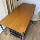 USM Haller desk in natural oak veneer