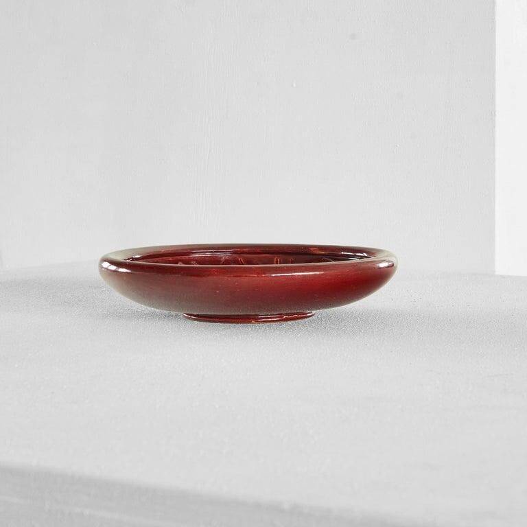 Jules Guérin Pottery Cup 'Sang de Boeuf' 1960s