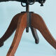 Industrial Swivel Desk Chair Cast Iron Early 20th Century