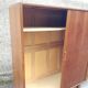 Scandinavian wardrobe 1960 with sliding doors - 160x185