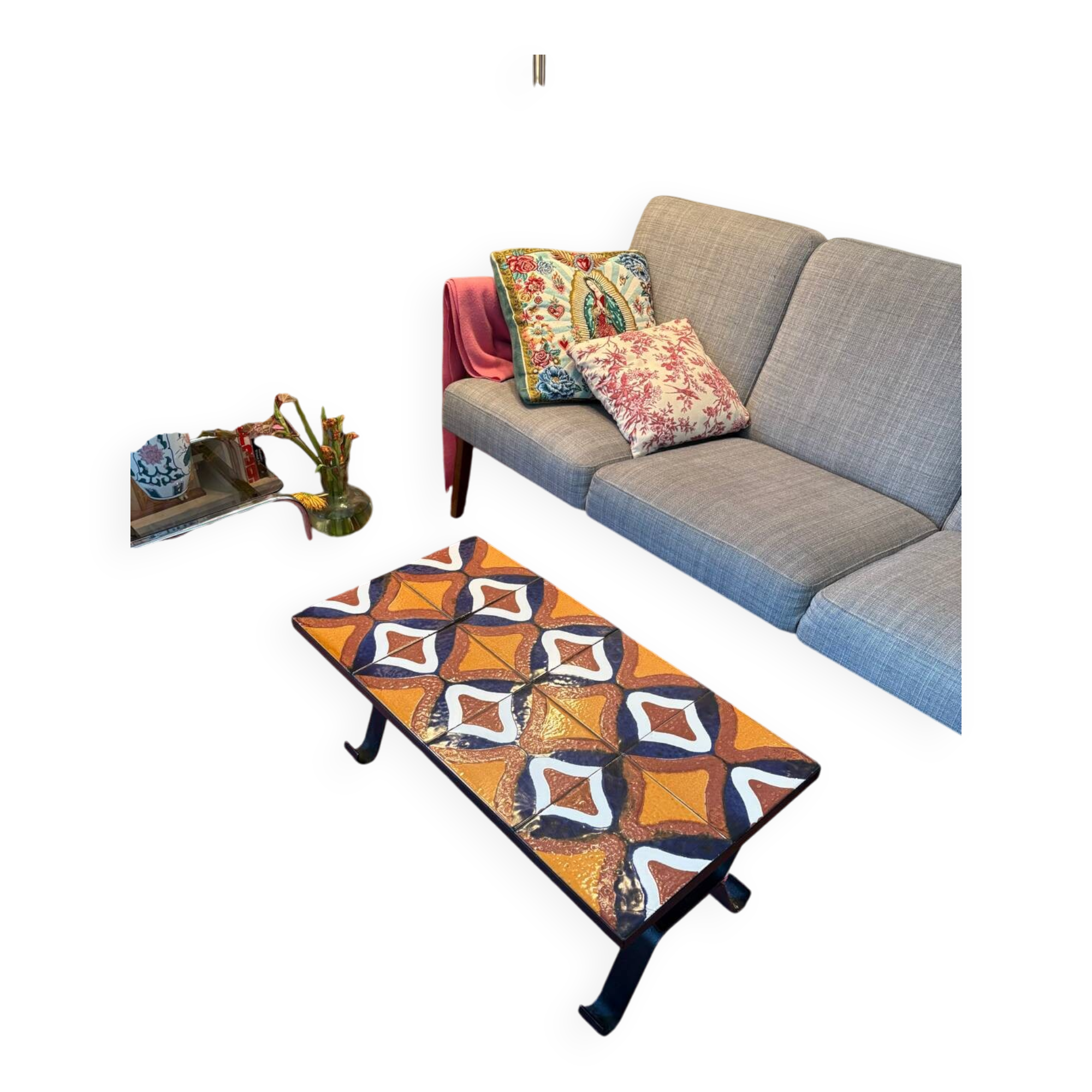 1970s earthenware coffee table