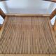 Bamboo and rattan folding chair