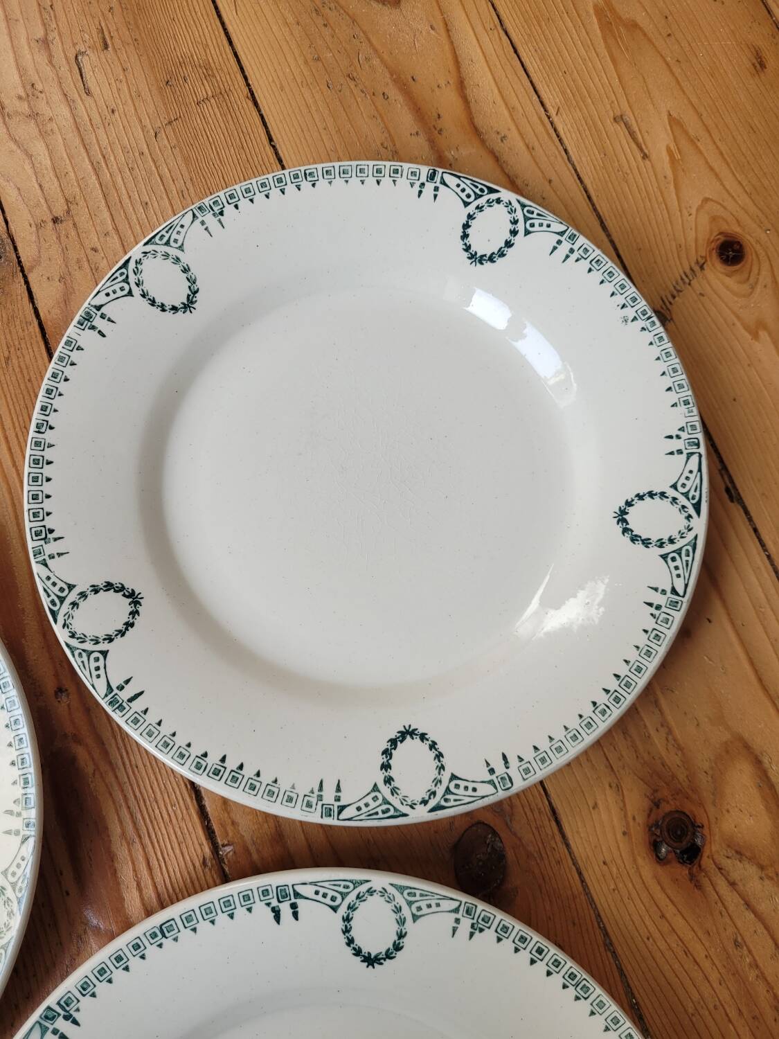 Set 6 soup plates and 6 flat plates n°418 ceranord