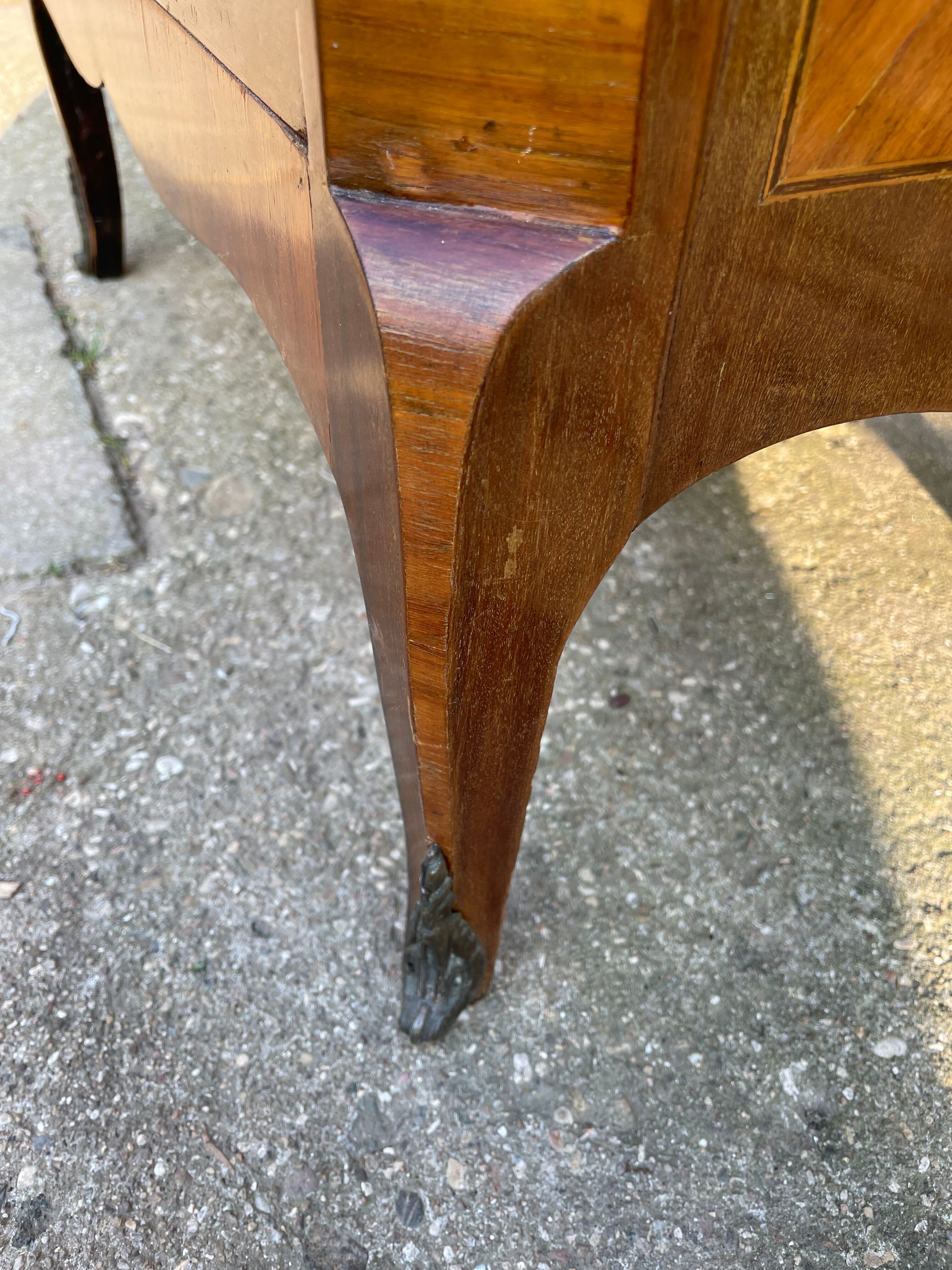 Secretary marquetry XIXth