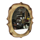 Mid-century ceramic mirror, Pan Keramik, 1970s