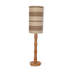 Scandinavian wooden floor lamp turned 1960